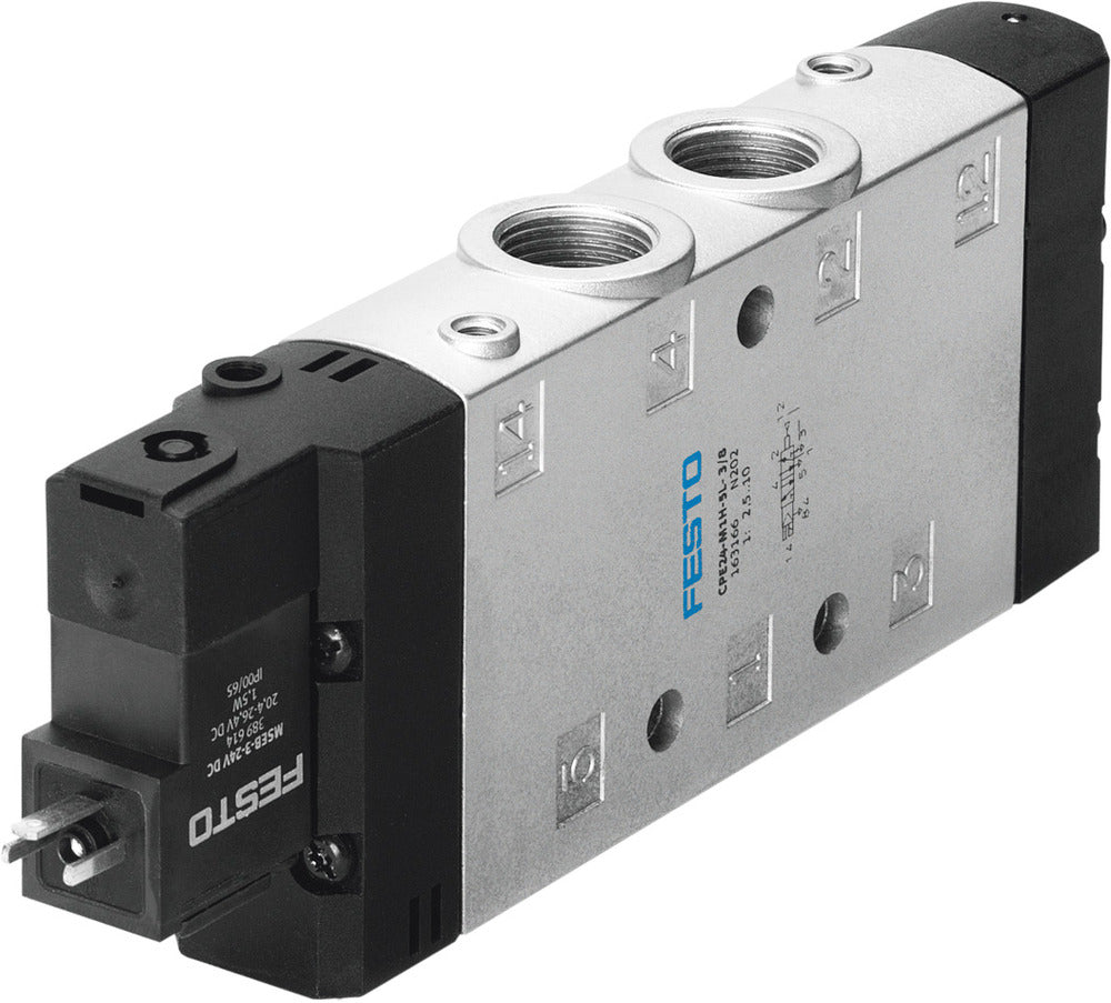 Festo 5/2 Monostabiel Lucht Magneetventiel G3/8 2900L/Min - 163810