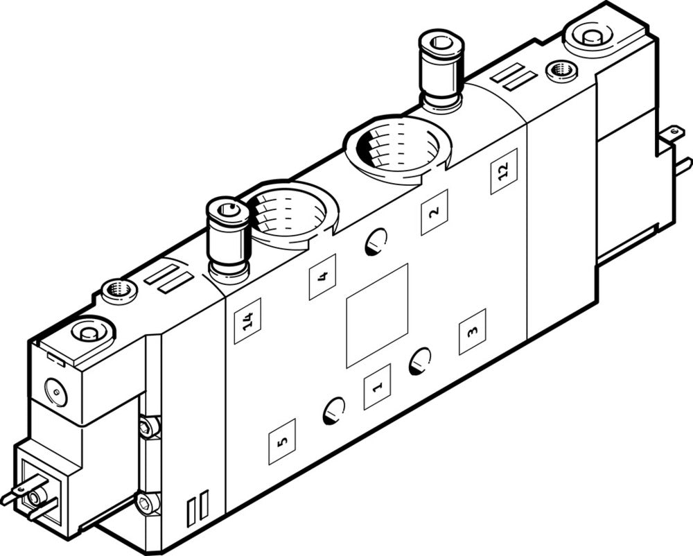 Festo 5/2 Bistabiel Lucht Magneetventiel G3/8 3200L/Min - 163815