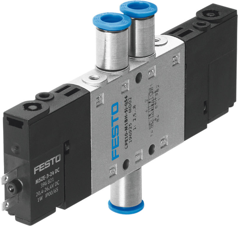 Festo 5/2 Bistabiele Lucht Magneetventiel QS-4 180L/Min - 196876