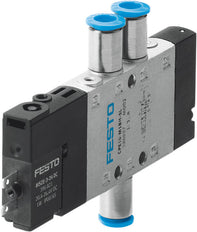 Festo 5/2 Monostabiel Lucht Magneetventiel QS-4 180L/Min - 196882