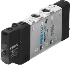 Festo 5/2 Monostabiel Lucht Magneetventiel G1/8 800L/Min - 196942