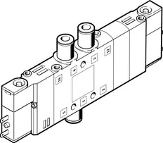 Festo 5/3 Geperst Lucht Magneetventiel QS-4 180L/Min - 533151