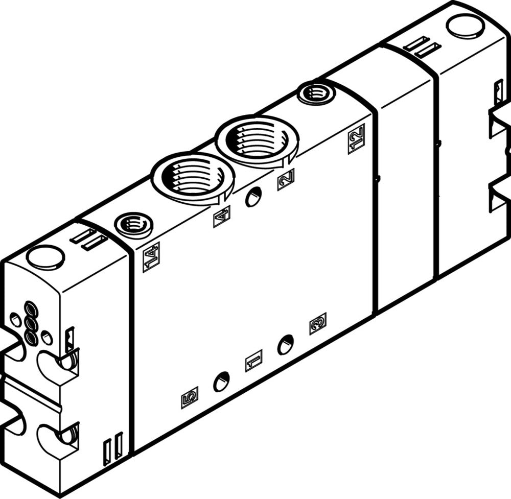 Festo 5/3 Geperste Basisventiel G1/4 1300L/Min - 550161