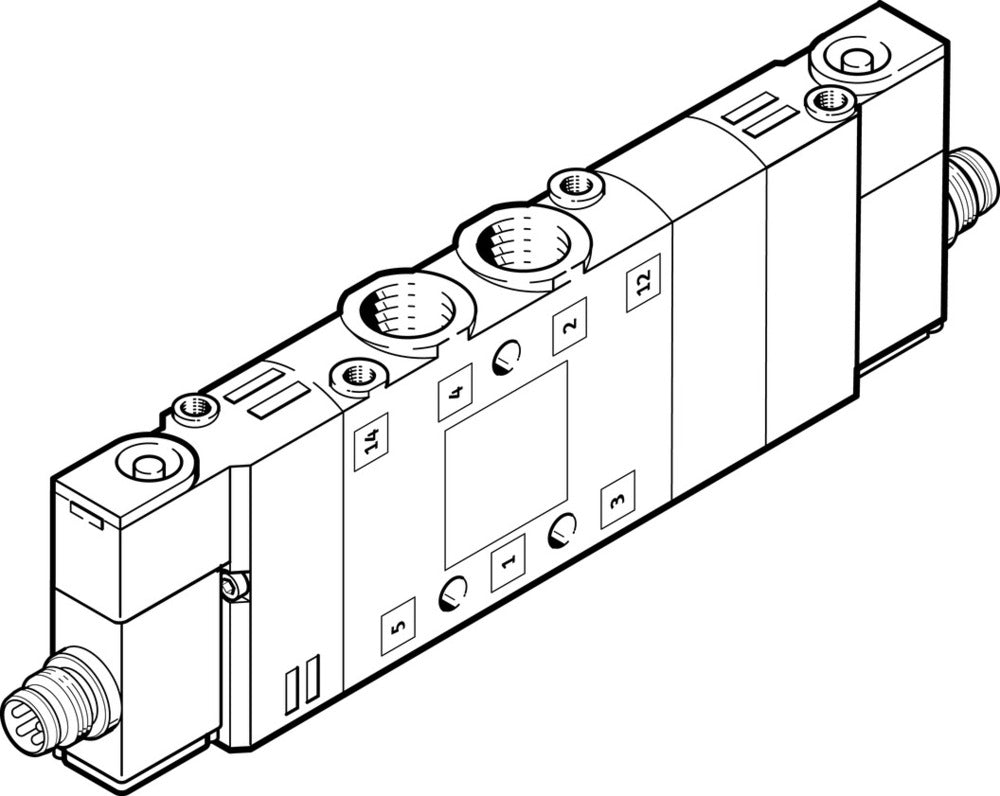 Festo 5/3 Geperst Lucht Magneetventiel G1/8 750L/Min - 550245
