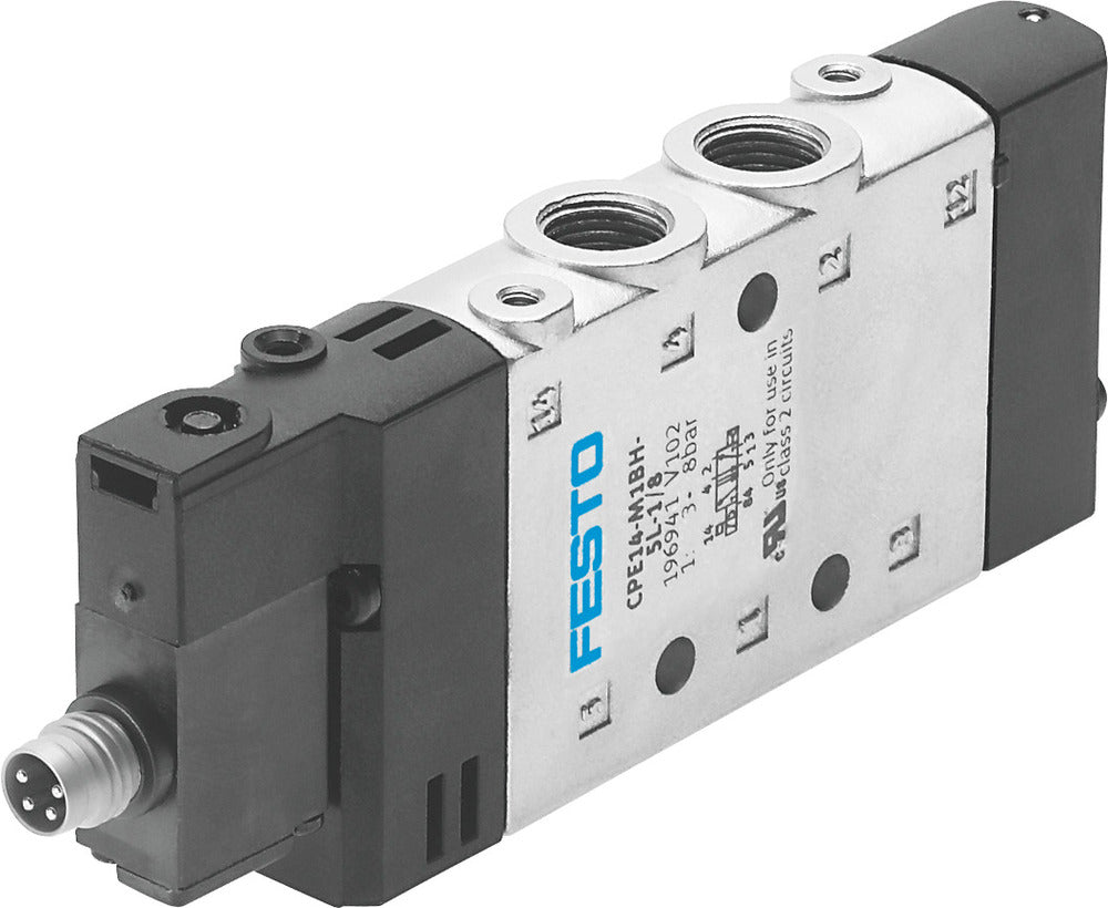 Festo 5/2 Monostabiel Lucht Magneetventiel G1/8 800L/Min - 550238