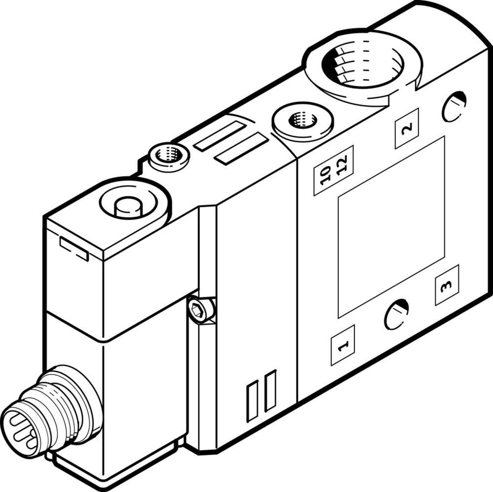 Festo 3/2 NO Monostabiel Lucht Magneetventiel G1/8 900l/min - 550249