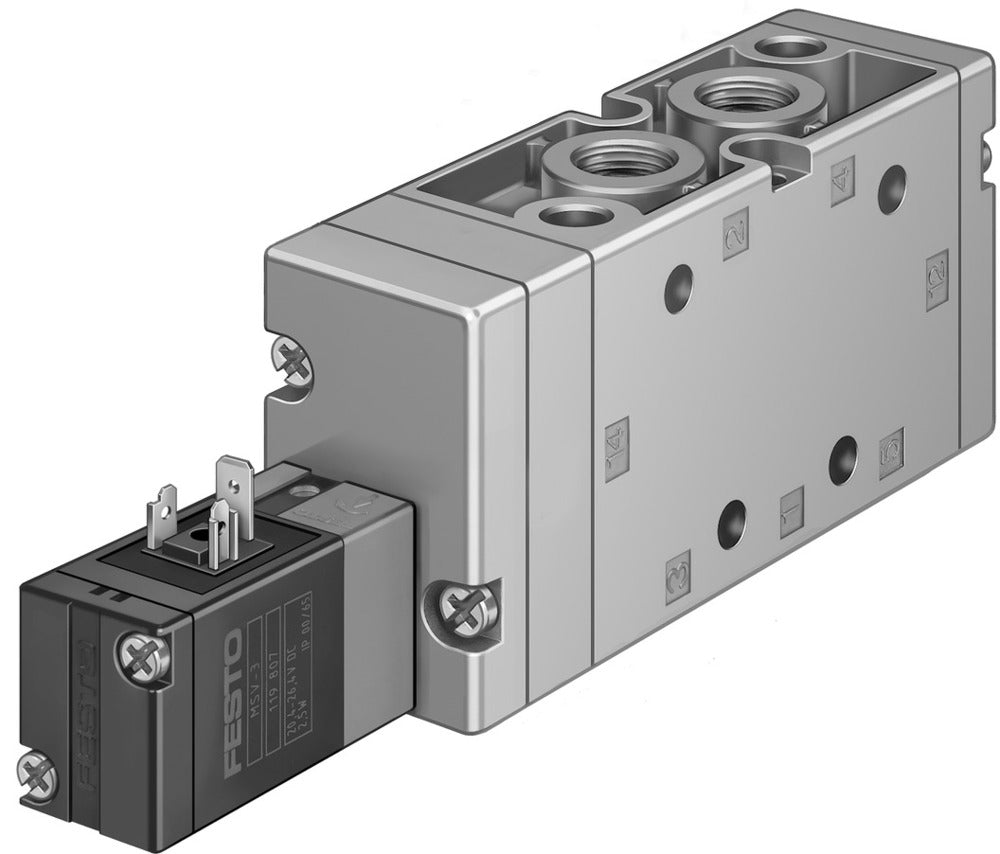 Festo 5/2 Monostabiel Lucht Magneetventiel G3/8 2000L/Min - 15342
