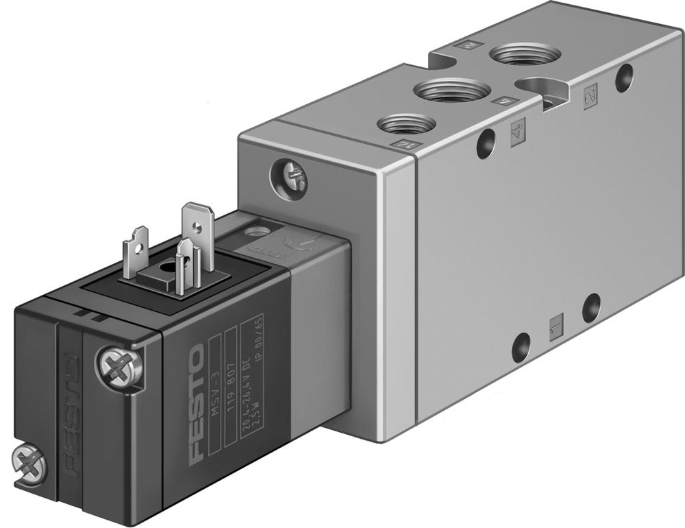 Festo 5/2 Monostable Air Solenoid Valve G1/4 1600l/min - 31009