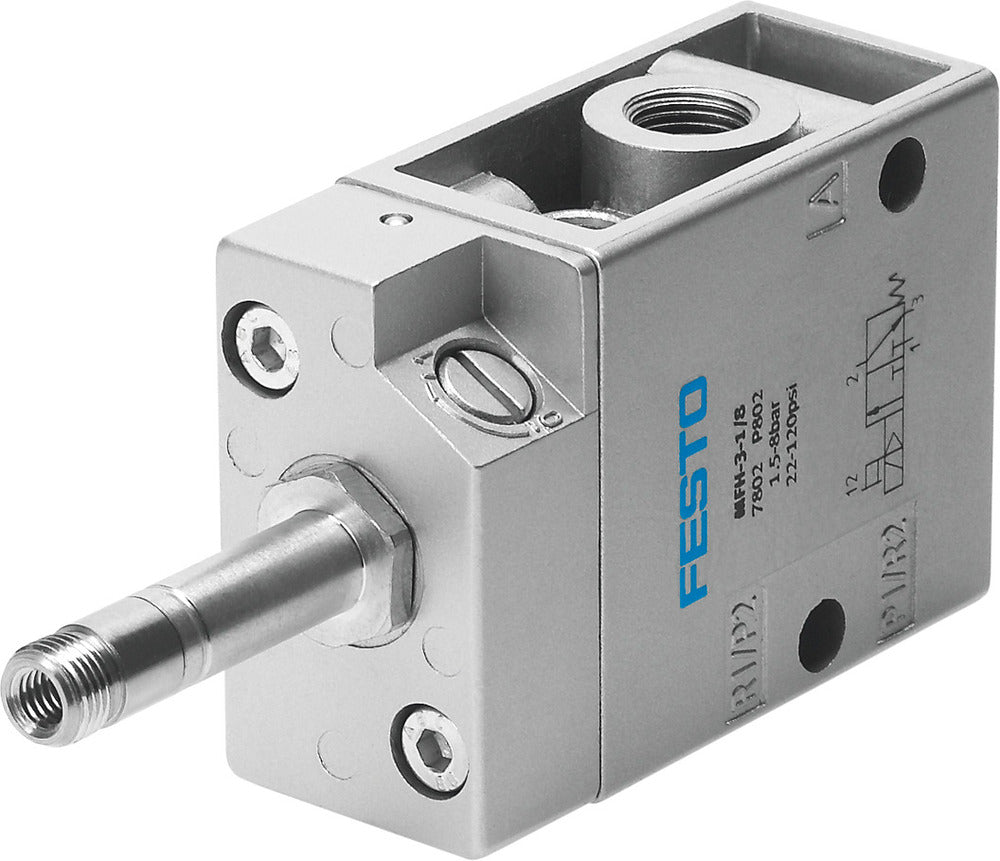 Festo 3/2 NO Monostabiele Lucht Magneetventiel G1/8 500L/Min - 7877
