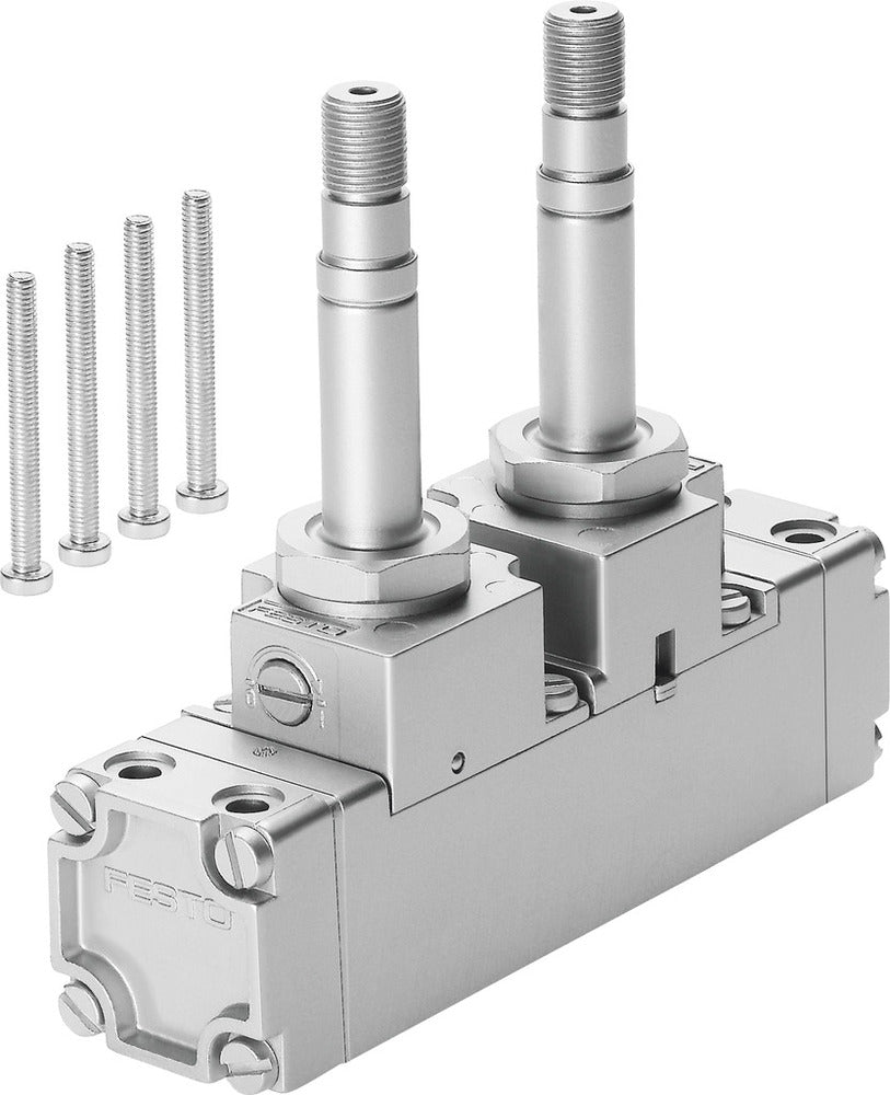 Festo 5/2 Bistabiele Lucht Magneetventiel Aansluitplaat 1.5 - 10bar/22 - 145psi - 6112
