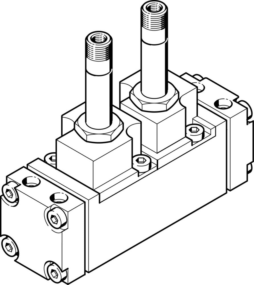 Festo 5/2 Bistabiel Lucht Magneetventiel G1/4 1400L/Min - 6159