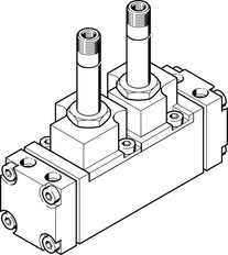 Festo 5/2 Bistabiel Lucht Magneetventiel G1/4 1400L/Min - 6159
