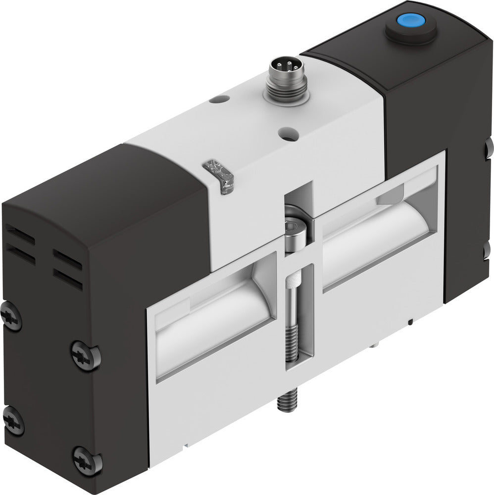 Festo 5/2 Monostabiele Lucht Magneetventiel Bouwgrootte 26mm ISO 15407-1 1100l/min - 534535