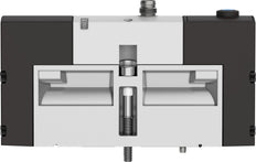 Festo 5/2 Monostabiele Lucht Magneetventiel Bouwgrootte 26mm ISO 15407-1 1100l/min - 534535