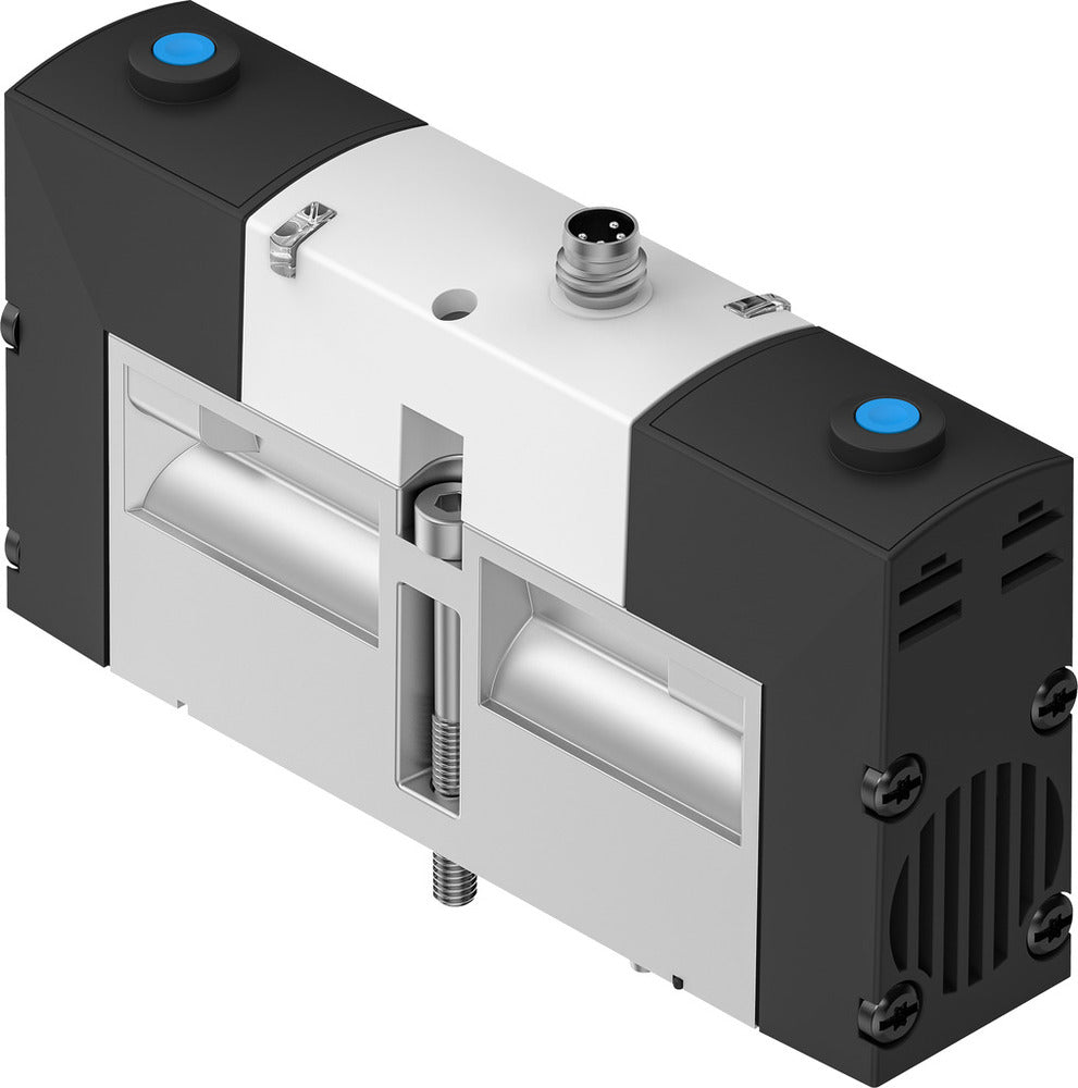 Festo 5/3 Geperst Lucht Magneetventiel Bouwgrootte 26mm ISO 15407-1 1000l/min - 534531