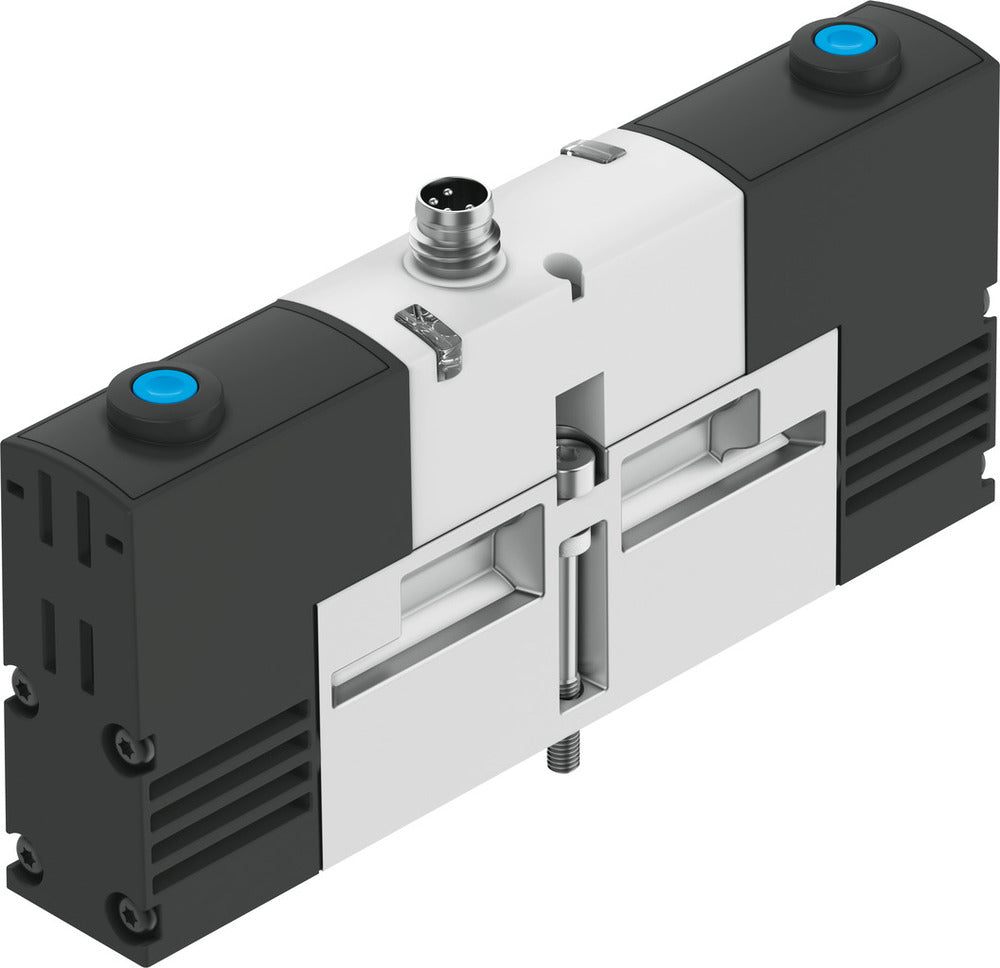 Festo 2x3/2 NC Monostabiel Lucht Magneetventiel Bouwgrootte 18mm ISO 15407-1 Bouwgrootte 02 VDMA 24563 400l/min - 534781