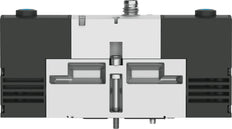 Festo 2x3/2 NO Monostabiele Lucht Magneetventiel Bouwgrootte 18mm ISO 15407-1 Bouwgrootte 02 VDMA 24563 400l/min - 534772