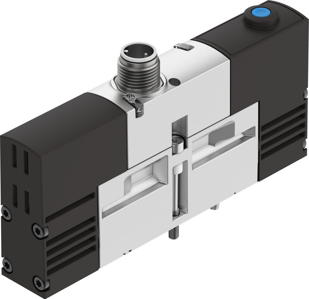 Festo 5/2 Monostabiel Lucht Magneetventiel Bouwgrootte 18mm ISO 15407-1 Bouwgrootte 02 VDMA 24563 550l/min - 546767
