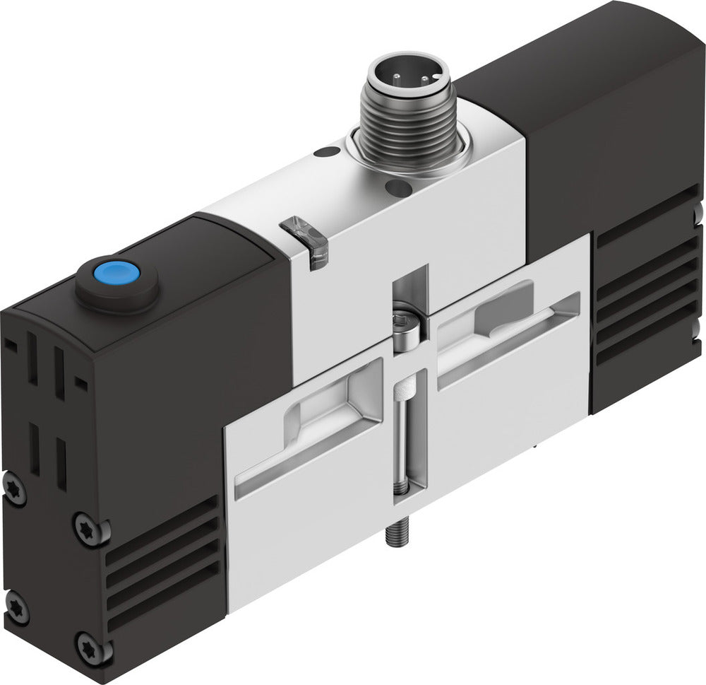 Festo 5/2 Monostabiel Lucht Magneetventiel Bouwgrootte 18mm ISO 15407-1 Bouwgrootte 02 VDMA 24563 550l/min - 546778