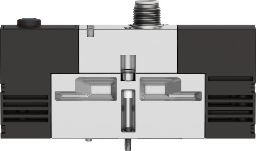 Festo 5/2 Monostabiel Lucht Magneetventiel Bouwgrootte 18mm ISO 15407-1 Bouwgrootte 02 VDMA 24563 550l/min - 546778