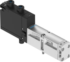 Festo 5/3 Exhausted Air Solenoid Valve Size 18mm ISO 15407-2 380l/min - 8031818