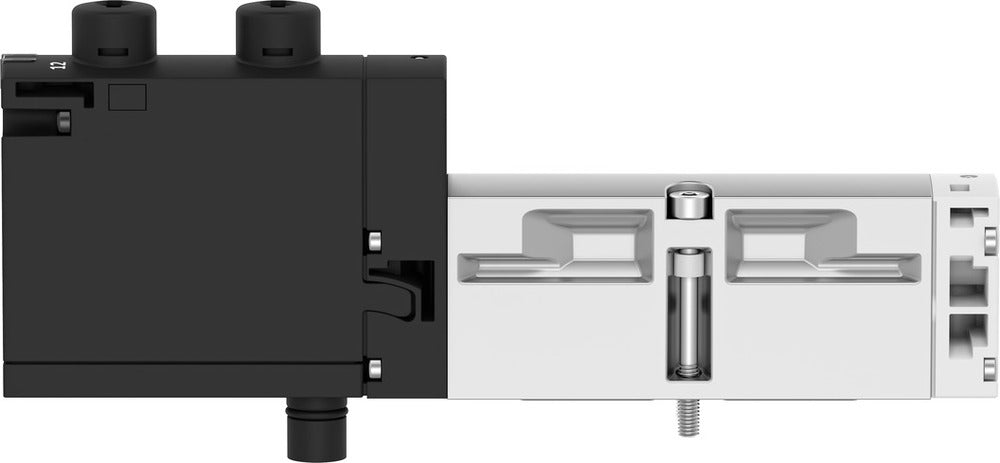 Festo 5/3 Exhausted Air Solenoid Valve Size 18mm ISO 15407-2 380l/min - 8031818