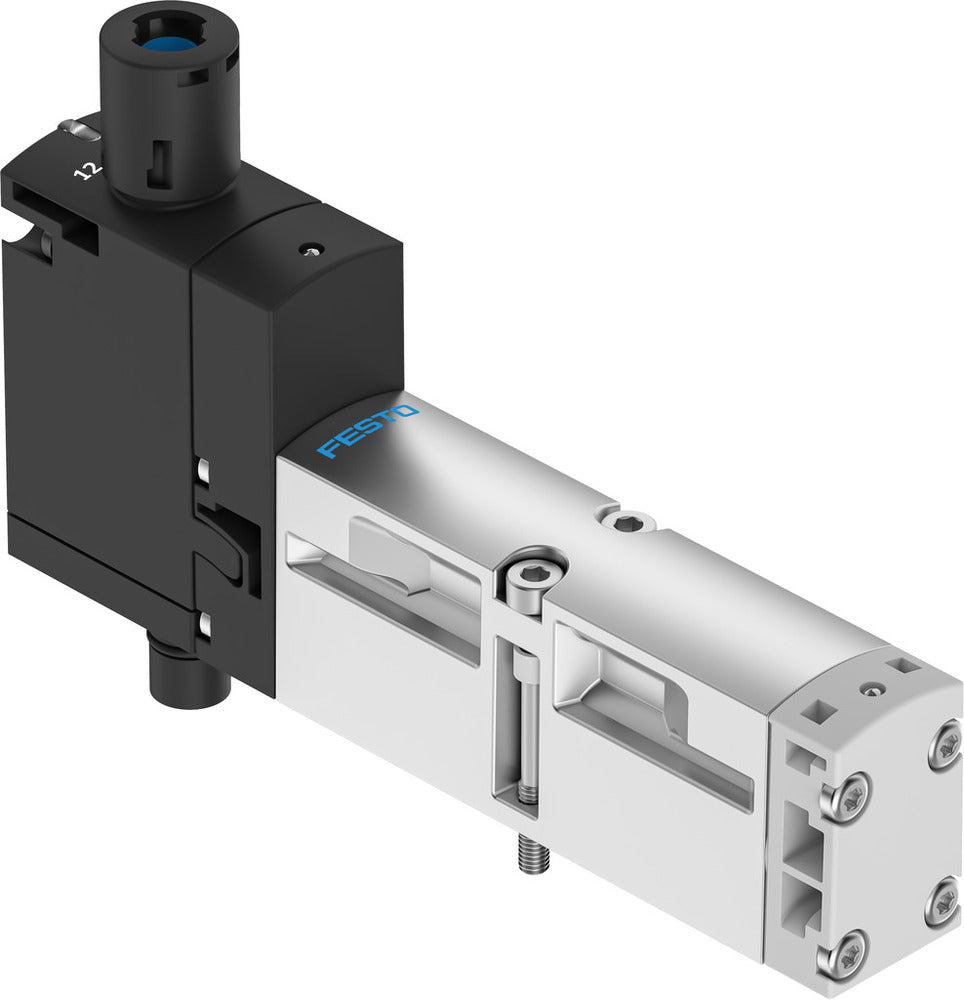 Festo 5/2 Monostabiele Lucht Magneetventiel Bouwgrootte 18mm ISO 15407-2 550l/min - 8033452
