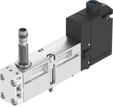 Festo 5/2 Monostabiel Lucht Magneetventiel Bouwgrootte 18mm ISO 15407-2 550l/min - 8033495