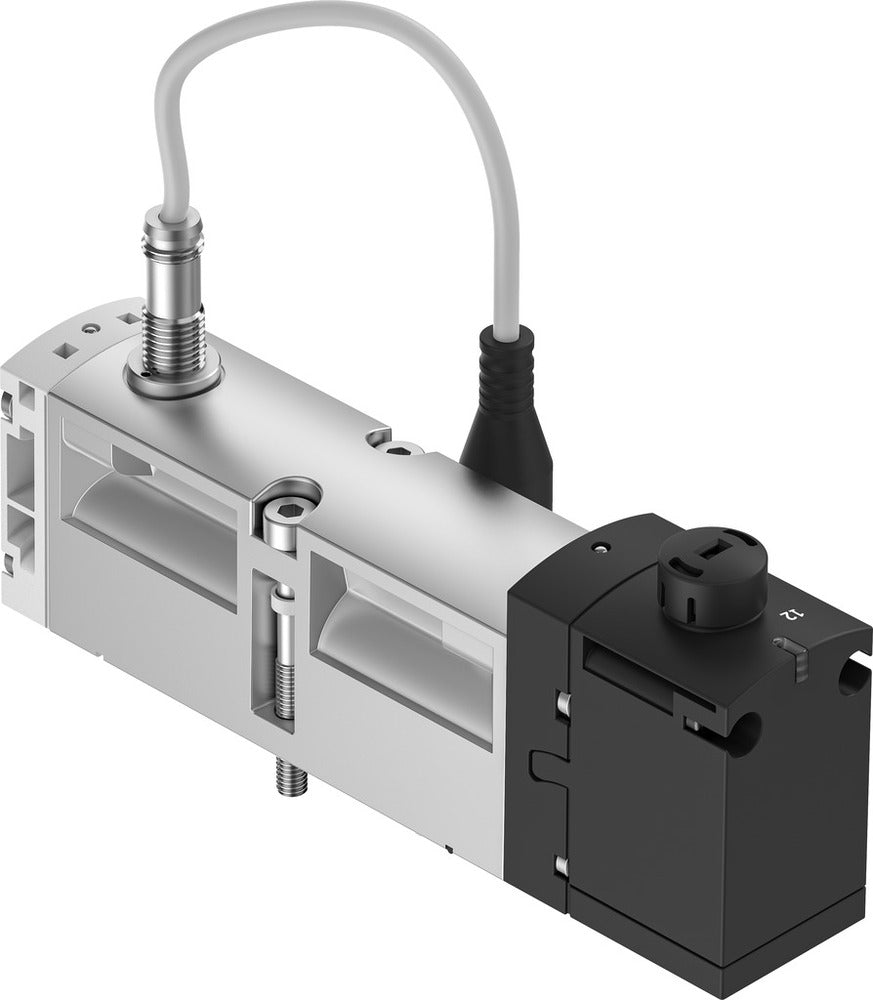 Festo 5/2 Monostabiel Lucht Magneetventiel Bouwgrootte 26mm ISO 15407-2 1100l/min - 8033057
