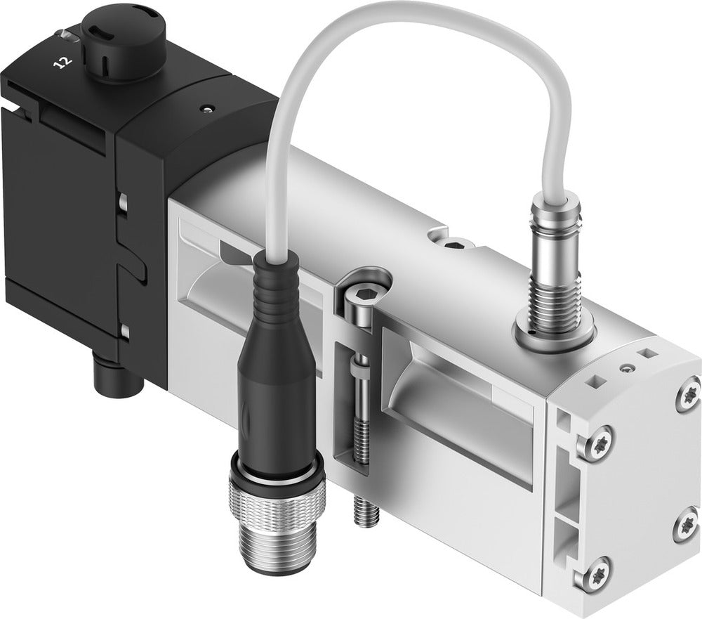 Festo 5/2 Monostabiele Lucht Magneetventiel Bouwgrootte 26mm ISO 15407-2 1100l/min - 8033080