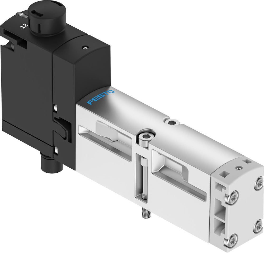 Festo 5/2 Monostabiele Lucht Magneetventiel Bouwgrootte 18mm ISO 15407-2 550l/min - 8033488