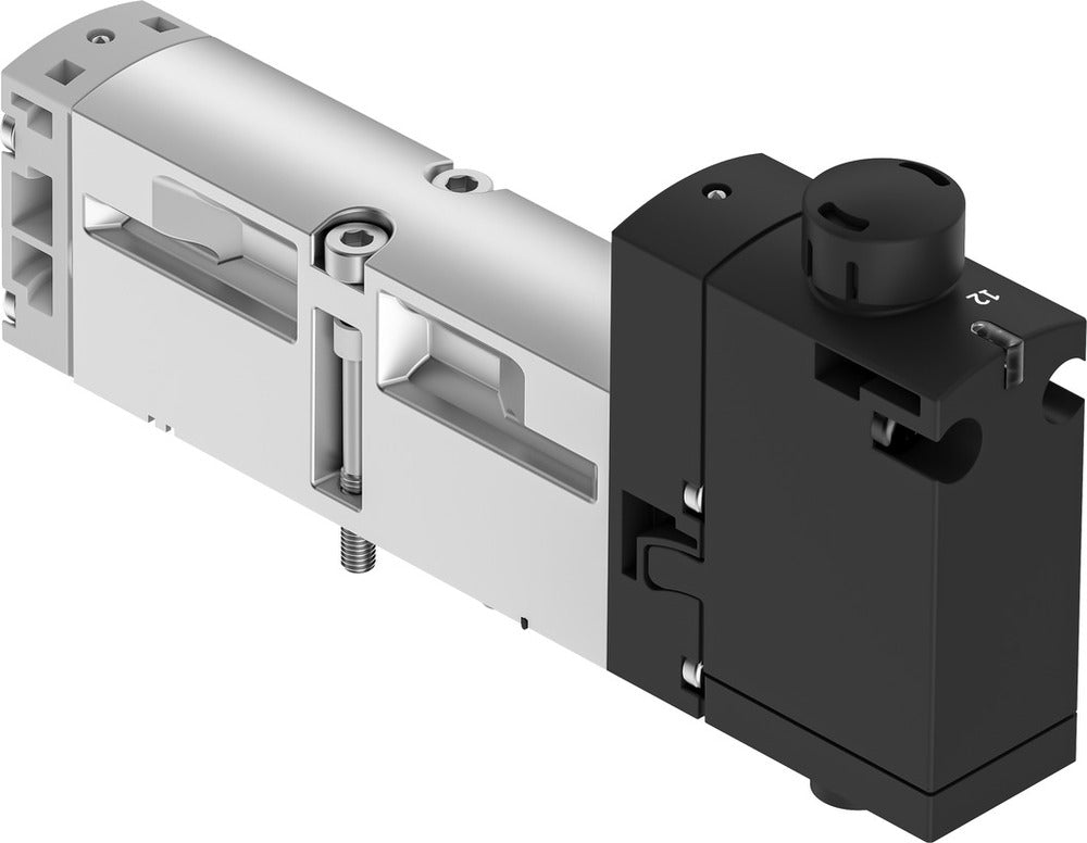 Festo 5/2 Monostabiele Lucht Magneetventiel Bouwgrootte 18mm ISO 15407-2 550l/min - 8033488