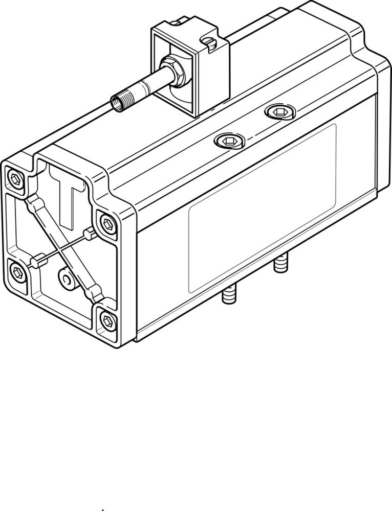Festo 5/2 Monostabiele Lucht Magneetventiel Bouwgrootte 4 ISO 5599-1 6000l/min - 14544