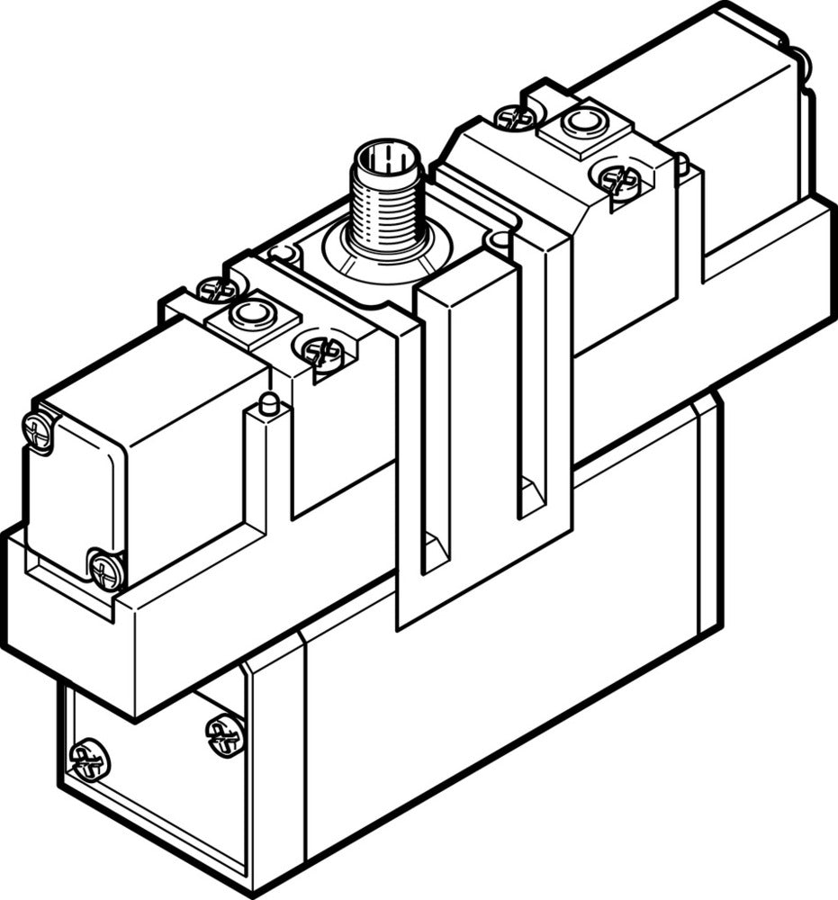 Festo 5/2 Bistabiel Dominant Lucht Magneetventiel Bouwgrootte 3 ISO 5599-1 4500l/min - 184510