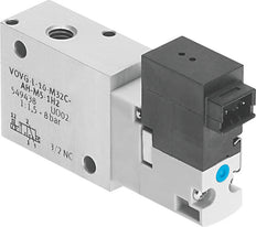 Festo 3/2 NO Monostabiele Lucht Magneetventiel Aansluitplaat 180L/Min 2 - 8Bar/2 - 116Psi - 560705