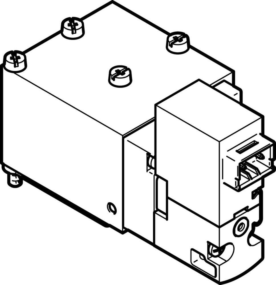 Festo 5/2 Monostabiele Lucht Magneetventiel Aansluitplaat 180L/Min 2 - 8Bar/2 - 116Psi - 560713
