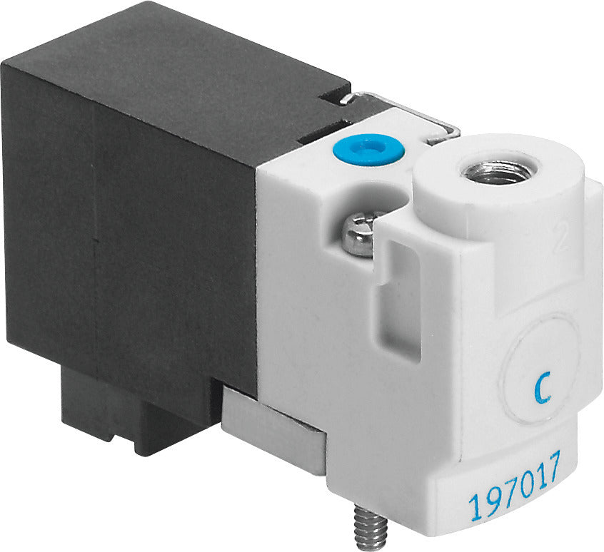 Festo 3/2 NO Monostable Air Solenoid Valve M3 10l/min 0 - 6bar/0 - 87psi - 197035