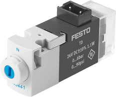 Festo 3/2 NC Monostabiele Lucht Magneetventiel Aansluitplaat 10l/min 0 - 8bar/0 - 116psi - 540444