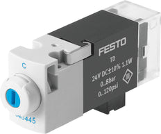 Festo 3/2 NC Monostabiel Lucht Magneetventiel Aansluitplaat 10l/min 0 - 8bar/0 - 116psi - 540445