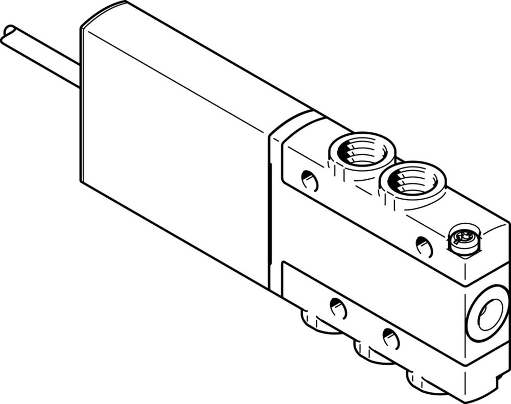 Festo 5/2 Monostabiele Lucht Magneetventiel M7 90L/Min -0,9 - 8Bar/-13 - 116Psi - 525115