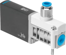 Festo 3/2 NC Monostabiele Lucht Magneetventiel Aansluitplaat 400l/min -0.9 - 8bar/-13 - 116psi - 525183