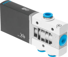 Festo 3/2 NC Monostabiele Lucht Magneetventiel QS-8 400l/min -0.9 - 8bar/-13 - 116psi - 525191