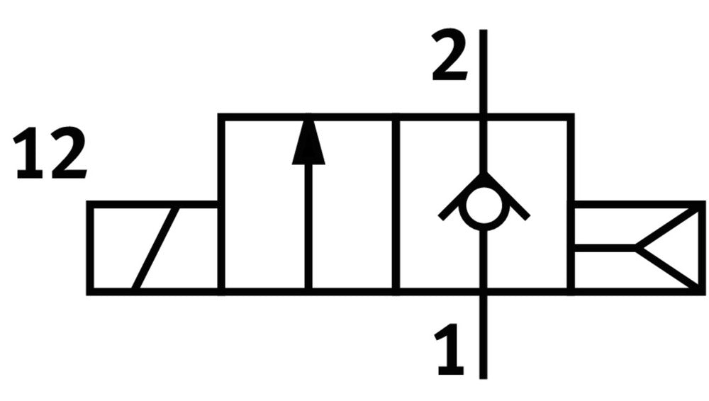 Festo 2/2 NC Monostabiel Lucht Magneetventiel QS-4 100l/min 0.5 - 6bar/7 - 87psi - 557604