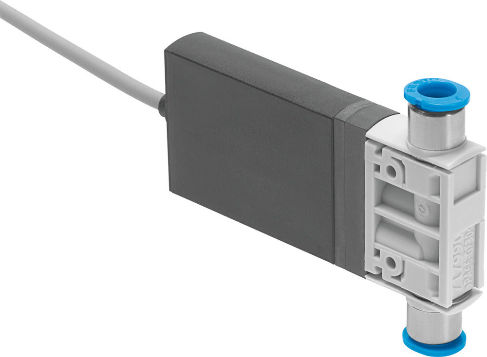 Festo 2/2 NC Monostabiel Lucht Magneetventiel QS-4 100l/min 0.5 - 6bar/7 - 87psi - 565515