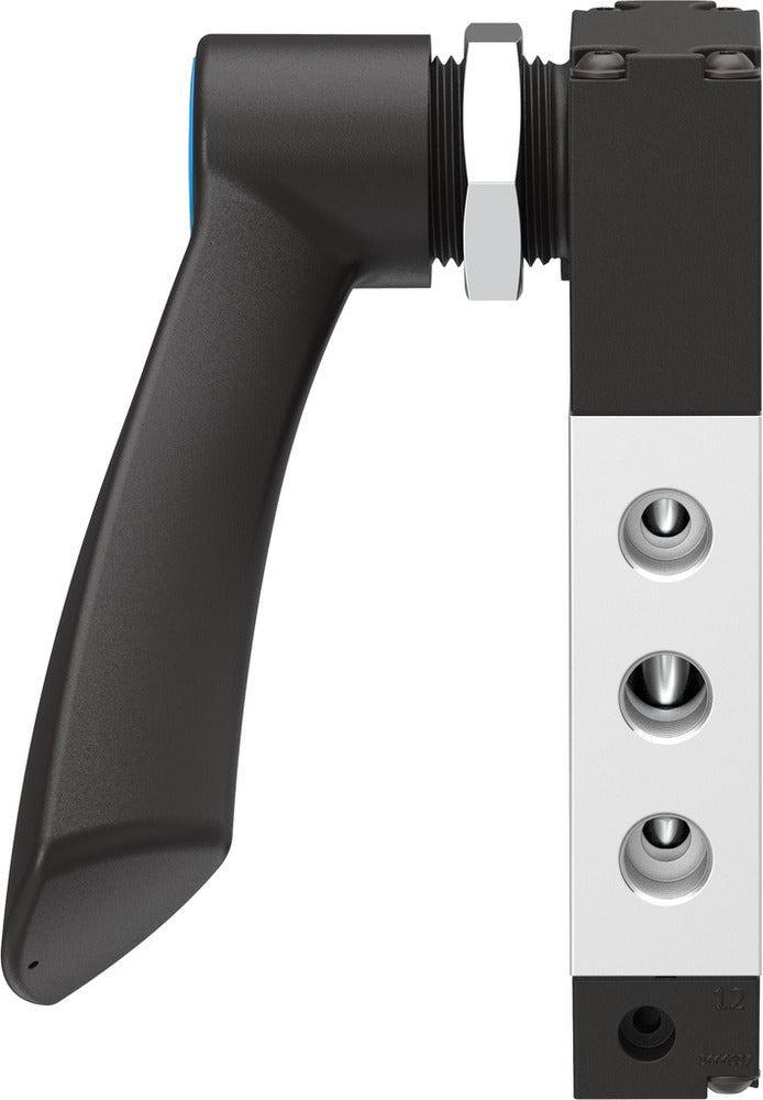 Festo 5/3 Exhausted Hand Lever Valve G1/8 530l/min -0.95 - 10bar/-14 - 145psi - 4165867