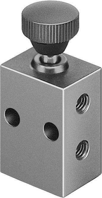 Festo 3/2 NC Monostabiele Drukknopklep M5 80L/Min - 3660