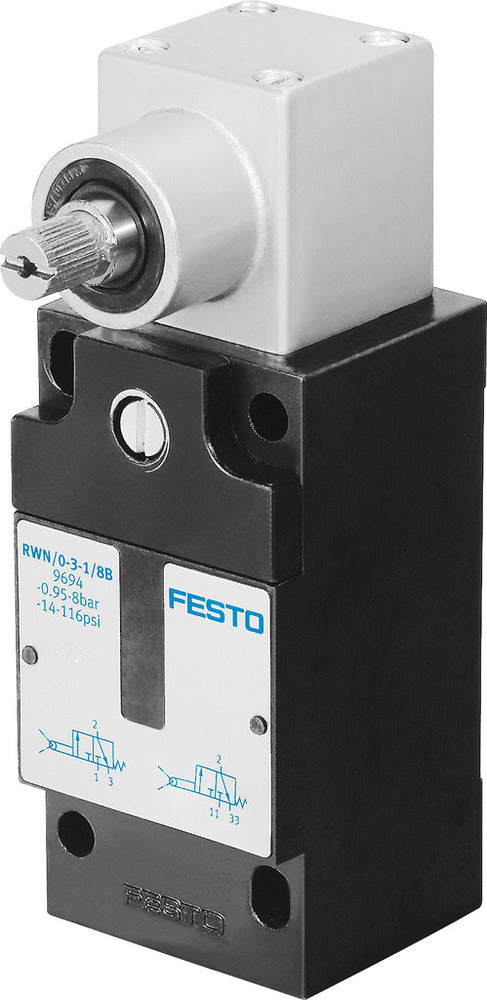 Festo 3/2 NO/NC Monostabiele Pneumatische Limietklep G1/8 120L/Min - 9694