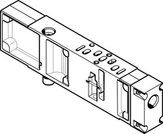 Festo Verticale Drukvoorziening Plaat - 8000694