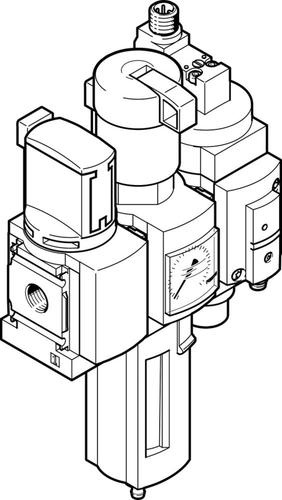 Festo Luchtverzorgingsunit G1/4'' 4-7bar 1600l/min 40µm - 8042666