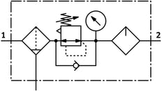 Festo Luchtverzorgingsunit G1/2'' 0.5-12bar 3600l/min 5µm - 530248